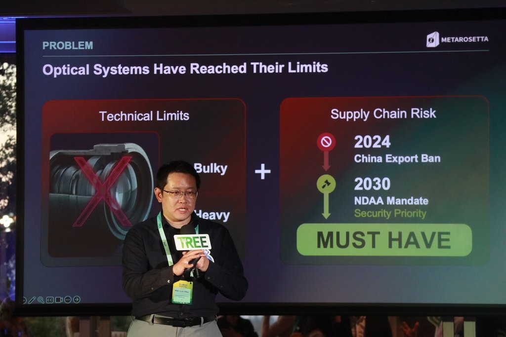 Taiwanese startup TechInTech combines AI and nanophotonics technology to mass-produce semiconductor-compatible metal lenses for applications in AI sensing, autonomous systems, defense, and thermal imaging. (Provided by ITRI) CNA reporter Chang Hsin-yu, San Francisco, July 30, 2026